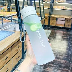 Large-capacity Plastic Matte Water Bottle