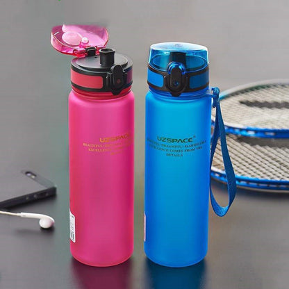 Uzspace Portable Motion Tritan Sport Water Bottle Bpa Free